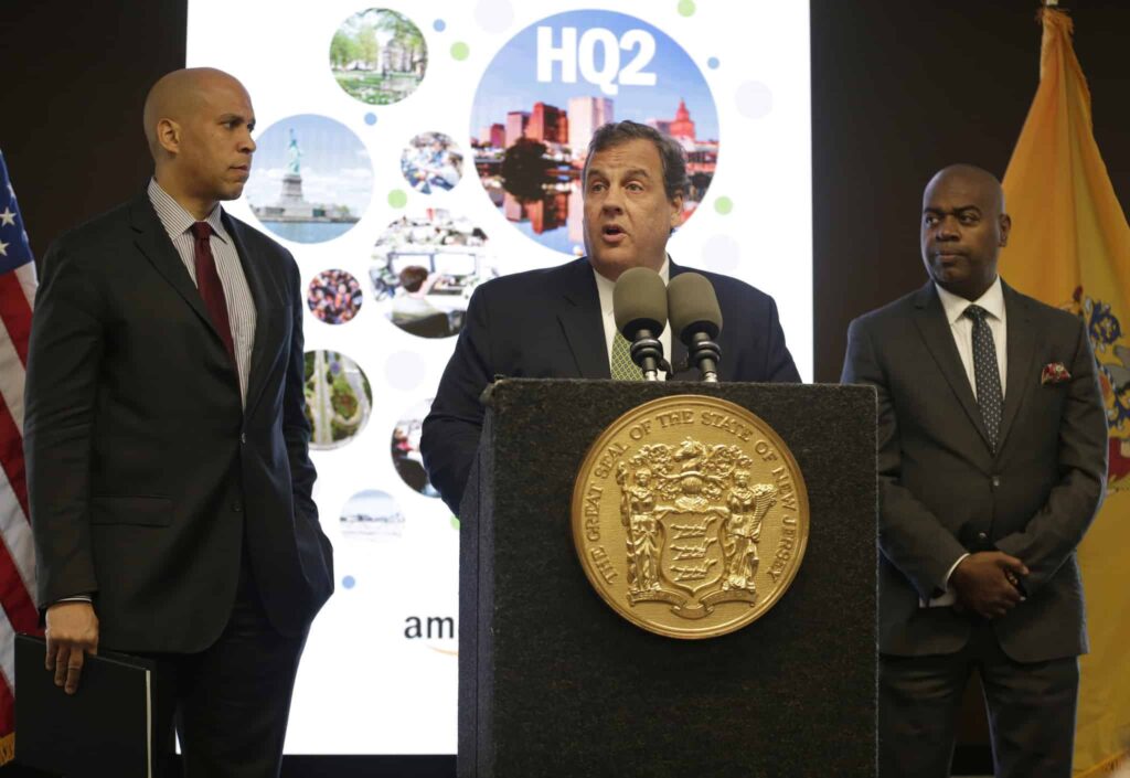 Amazon HQ2 newark cheapest option over NY