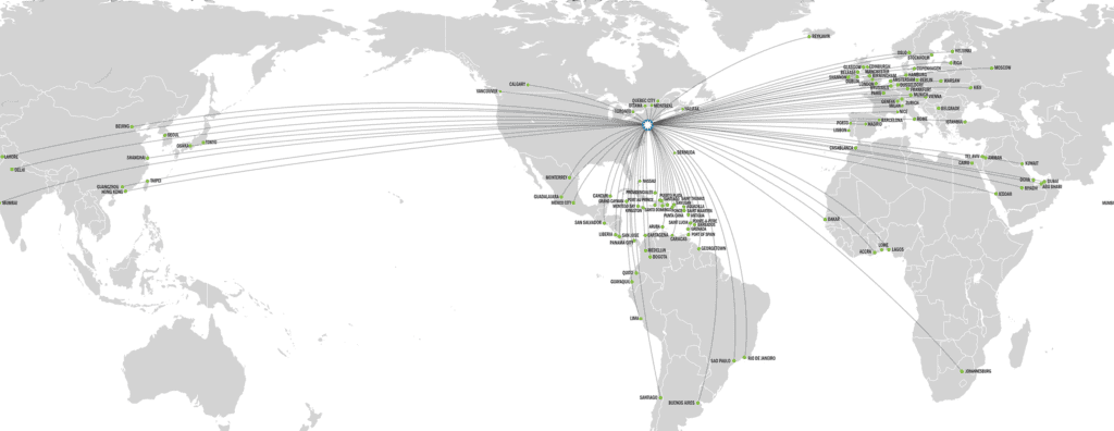 CNJ International Flight Map Gray V5 2