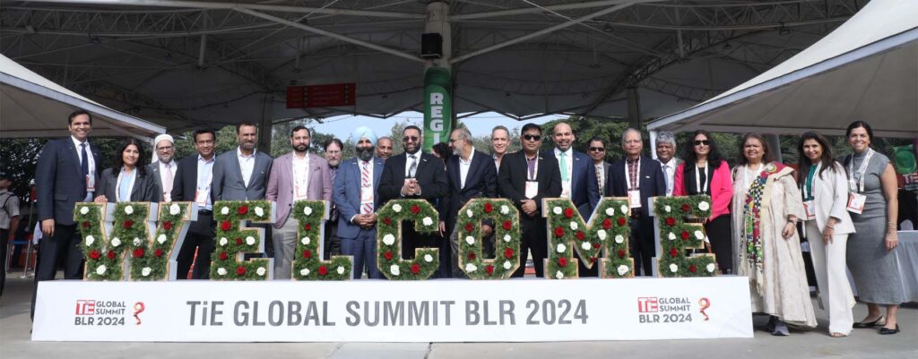 Group photo of the New Jersey delegation at the TiE Global Summit